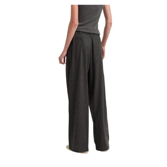 G. GWYN Goop Ty Trouser Charcoal Grey $595 NWT 0 - Picture 5 of 7